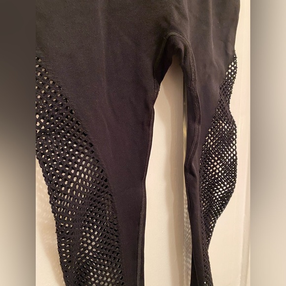 IVY PARK Black Mesh Leggings Size Small/Medium - Picture 3 of 8